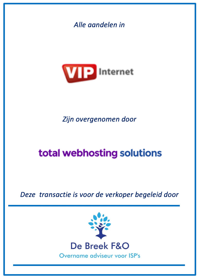 Overname vip internet